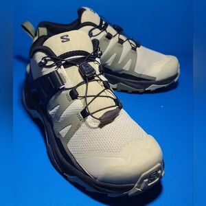 Salomon X Ultra 4 Women's Alfalfa/Deep Lichen Hiking Trail running Shoes Sz 8 US